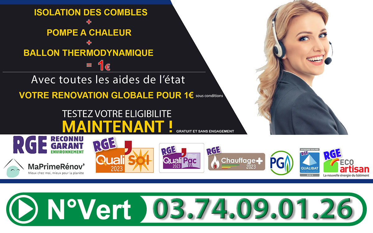 Isolation des combles 1 euro Valenciennes 59300